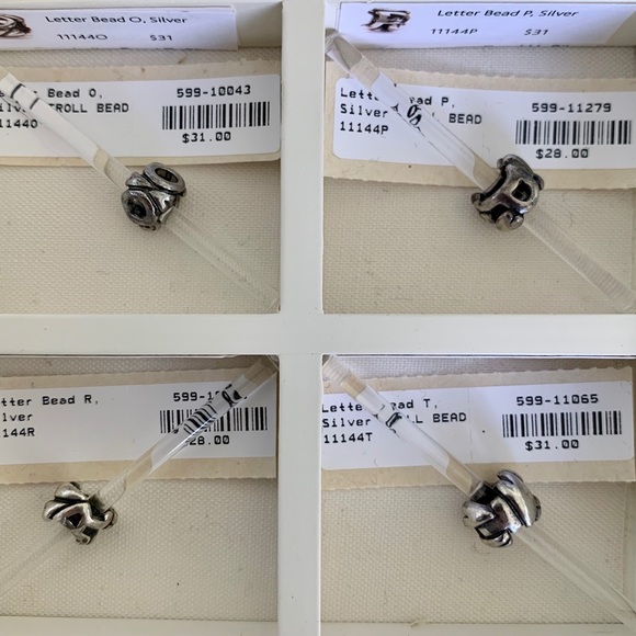 Trollbead Letters: R, T, P, O *RETIRED* - Picture 5 of 5